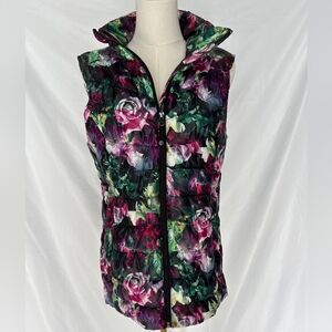 Betsey Johnson Performance Floral Puffer Vest